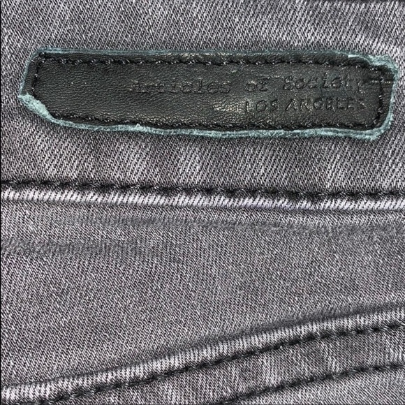 Articles of Society Gray Mya Ankle Zip Jeans - Picture 4 of 8